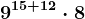 9^15+12\cdot 8