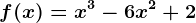 f(x)=x^3-6x^2+2