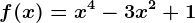 f(x)=x^4-3x^2+1