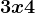 3x4