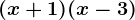 (x+1)(x-3)