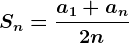 Sn=\fraca1+an2n