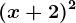 (x+2)^2