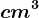 cm^3