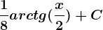 \frac18arctg(\fracx2)+C