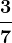 \frac37