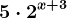 5\cdot 2^x+3